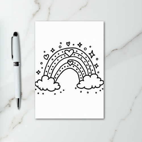 Happy Rainbow Love Card