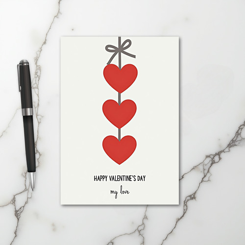 Happy Romantic Valentines Love Card