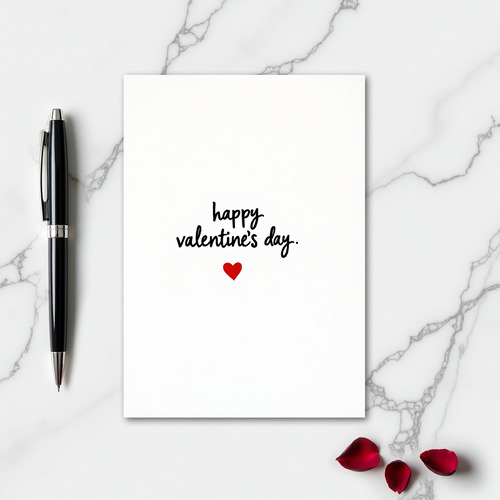 Happy Simple Valentines Card