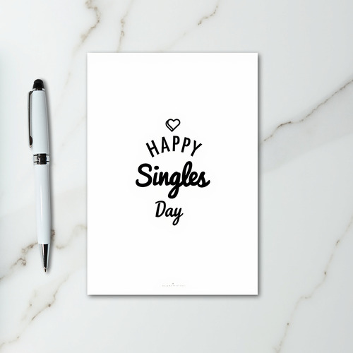 Happy Singles Day Greeting Card