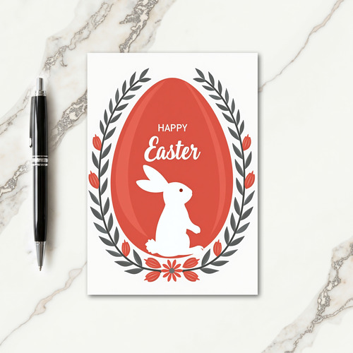 Happy Spring Animal Emblem Card