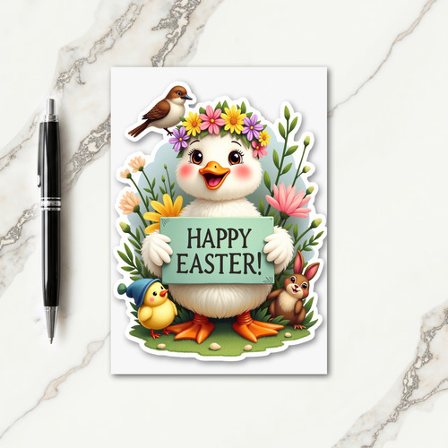 Happy Spring Avian Friend Card