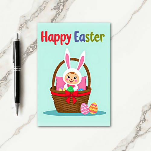 Happy Spring Basket Friend Card