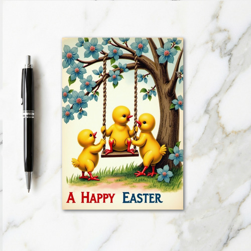 Happy Spring Birdies Card