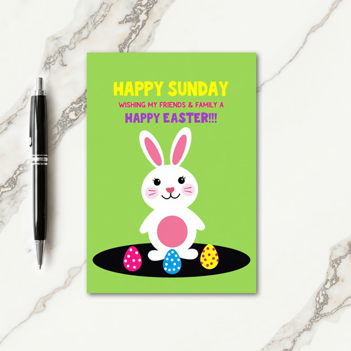 Happy Spring Bunny Art Card