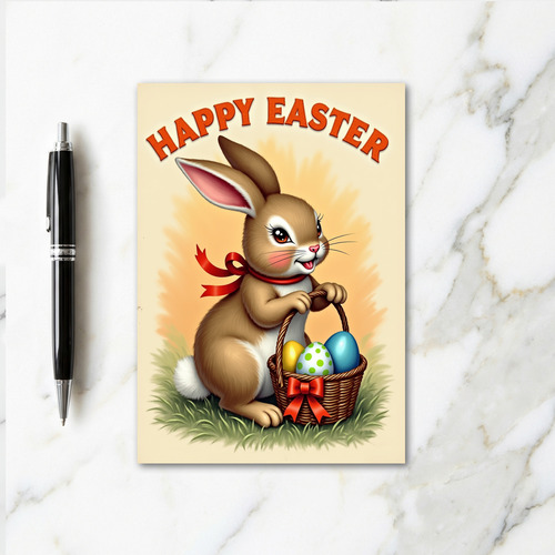 Happy Spring Bunny Card