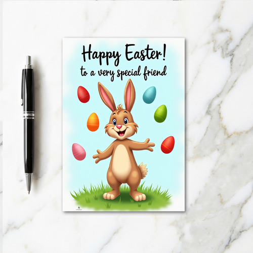Happy Spring Bunny Friend Card