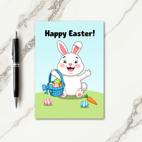 Happy Spring Bunny Fun Card