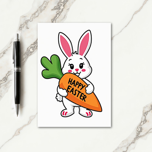 Happy Spring Carrot Card
