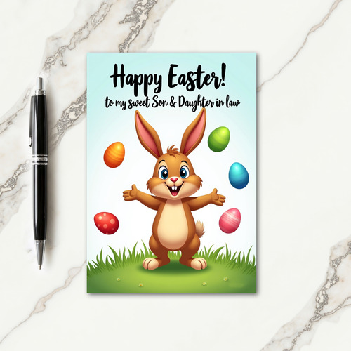 Happy Spring Family Greeting Card