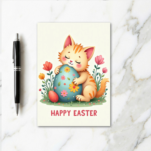 Happy Spring Feline Friend Card