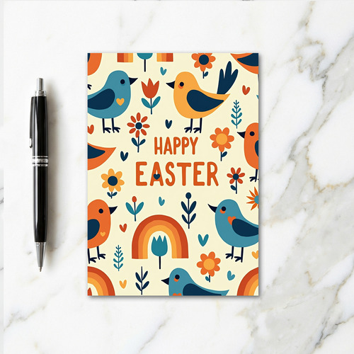 Happy Spring Festive Bird Card