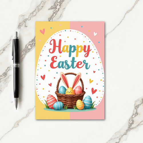 Happy Spring Festive Egg Card
