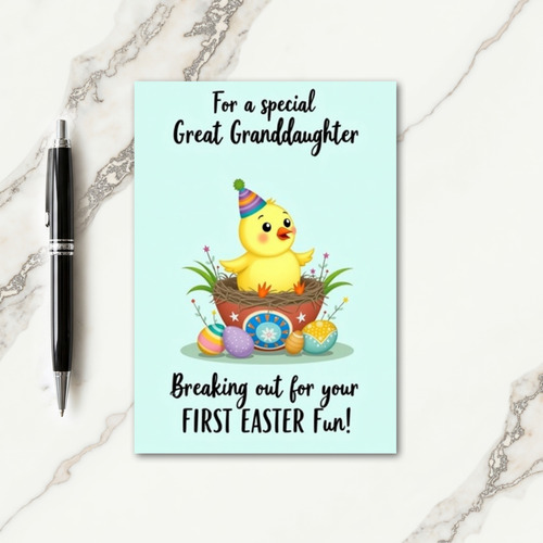 Happy Spring Fledgling Party Card