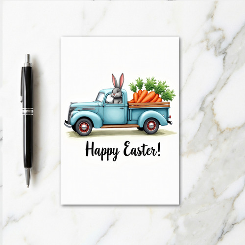 Happy Spring Harvest Truck Card
