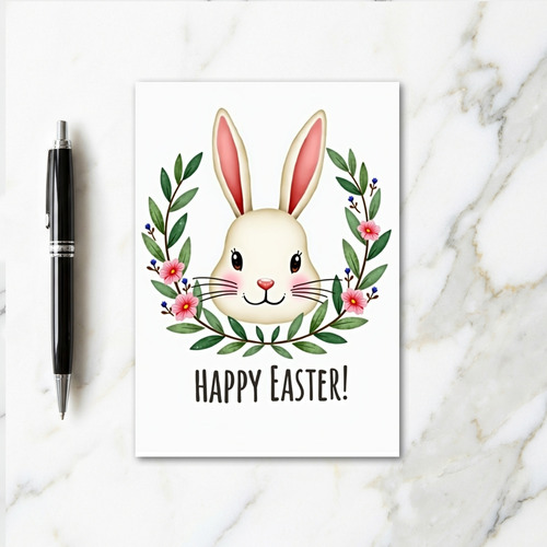 Happy Spring Lagomorph Head Card
