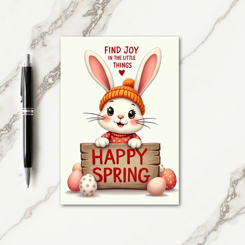 Happy Spring Pattern Card