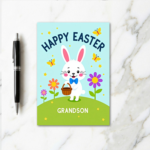Happy Spring Rabbit Celebration Card