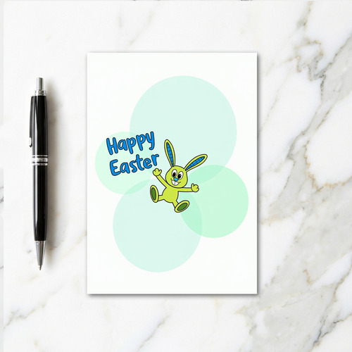 Happy Spring Rabbit Holiday Card