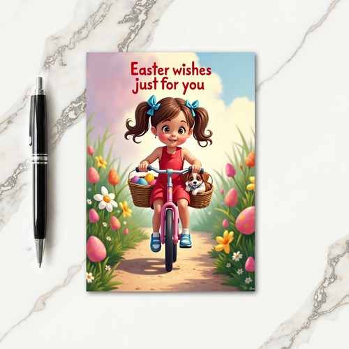 Happy Spring Ride Greeting Card