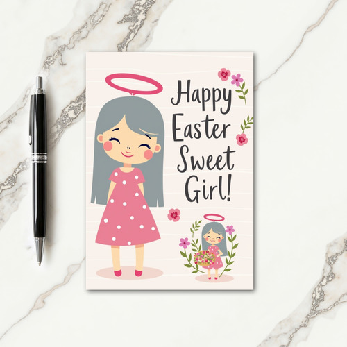 Happy Spring Young Person Card