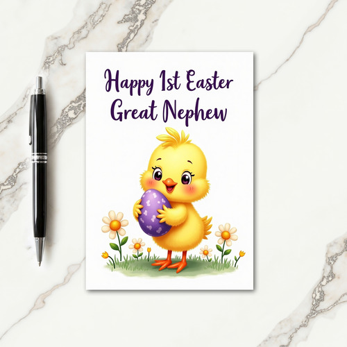 Happy Springtime Chick Card
