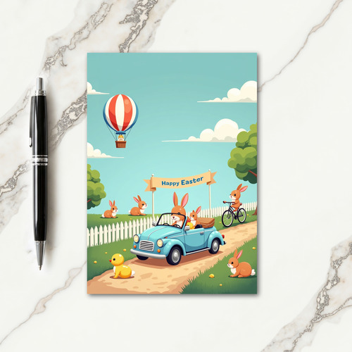 Happy Springtime Joy Ride Card