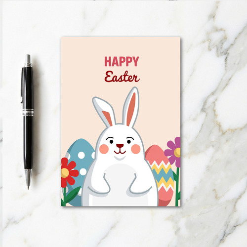 Happy Springtime Rabbit Card