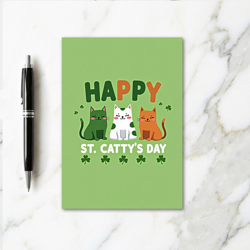 Happy St Cattys Day Card