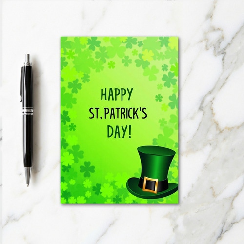 Happy St Patricks Day Celebration Card