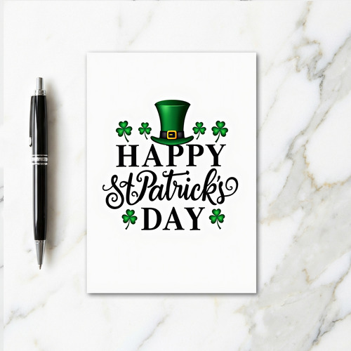 Happy St Patricks Day Festive Card