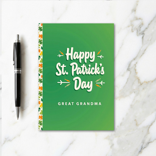 Happy St Patricks Day Grandma Card