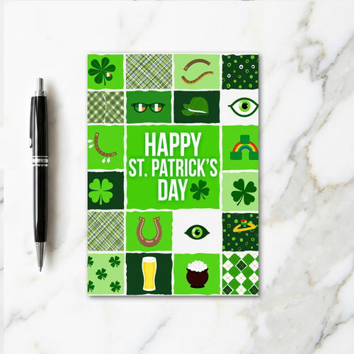 Happy St Patricks Day Grid Card