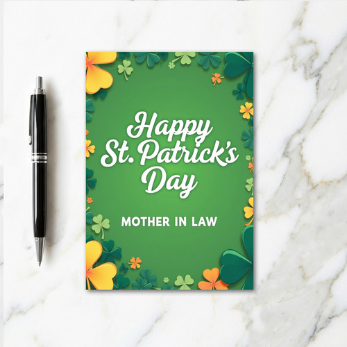 Happy St Patricks Day Mother Card
