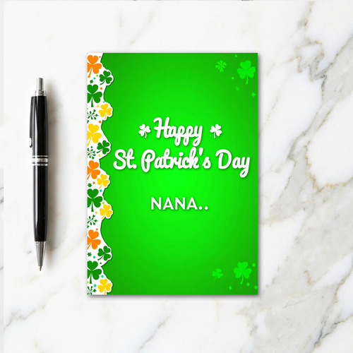 Happy St Patricks Day Nana Card