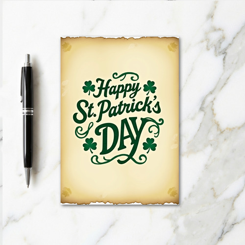 Happy St Patricks Day Partner Card
