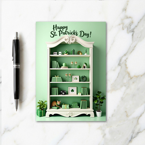 Happy St Patricks Day Scene Card