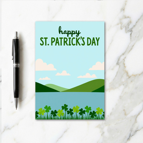 Happy St Patricks Day Spring Card