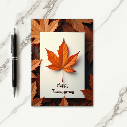 Happy Thanksgiving Blessing Card