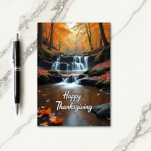Happy Thanksgiving Cascading Stream Card thumbnail