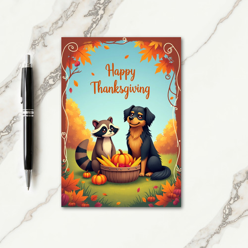Happy Thanksgiving Companions Card thumbnail