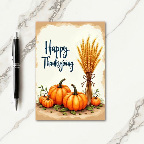 Happy Thanksgiving Delight Card thumbnail