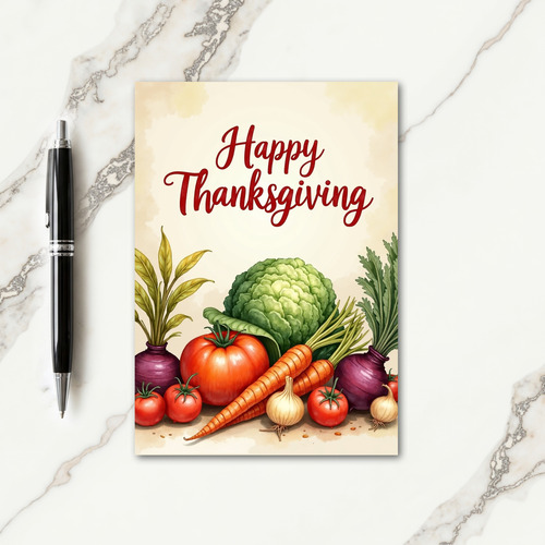 Happy Thanksgiving Freshness Card