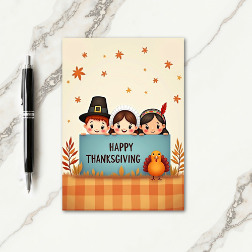 Happy Thanksgiving Friends Card