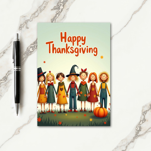 Happy Thanksgiving Gathering Card thumbnail