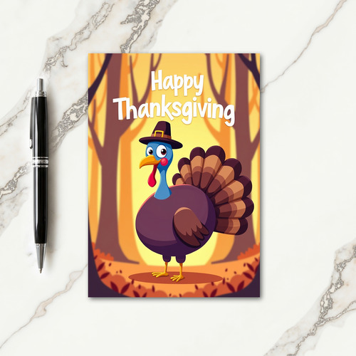 Happy Thanksgiving Gobbler Card thumbnail
