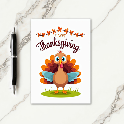 Happy Thanksgiving Grassy Card thumbnail