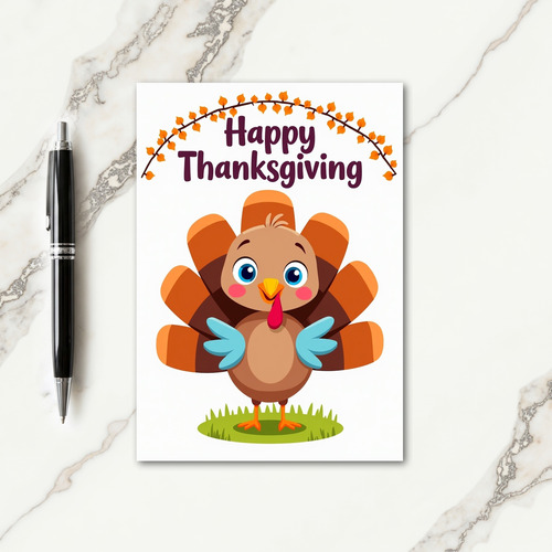 Happy Thanksgiving Grateful Card