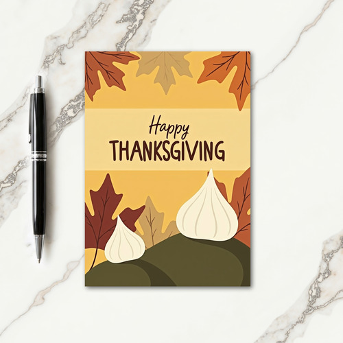 Happy Thanksgiving Harvest Bulbs Card thumbnail