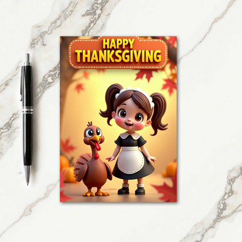 Happy Thanksgiving Joyful Duo Card